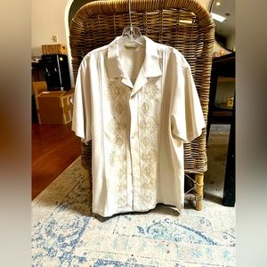 Tommy Bahama 100% Silk Camp Shirt Size L